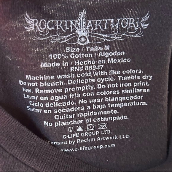 ROCKIN ART WORK Hendrix Tee - Picture 3 of 4